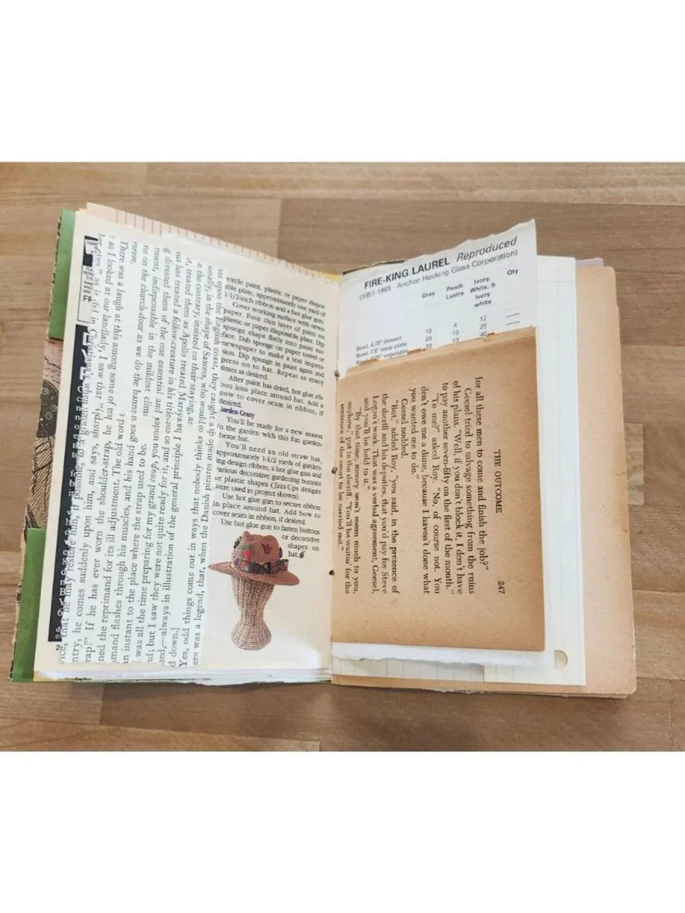 Junk Journal Made With All Vintage Pages- Handmade 88 pgs